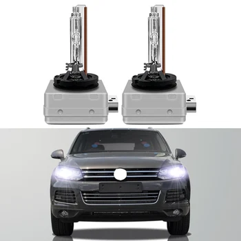 За Volkswagen Touareg 2004-2010 6000 До ксенонови фарове далечния къси светлини (подходящ само оригинална лампа ксенонова）