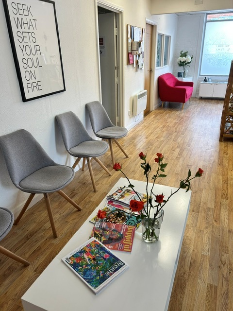 Photo of clinic waiting room