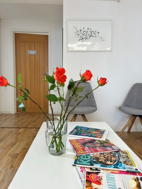 Photo of clinic waiting room