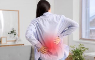 woman with lower back pain