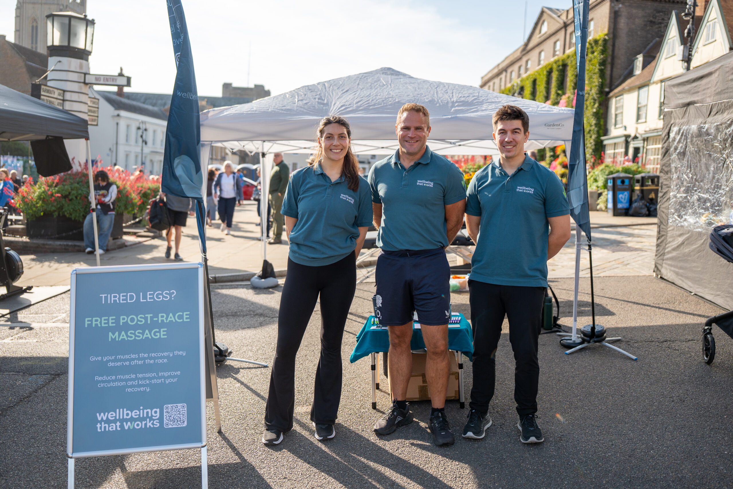St Nicholas’ 10K Bury St Edmunds: Supporting Local Runners and Community Wellbeing Some of our team members at the Bury St Edmunds 10K event